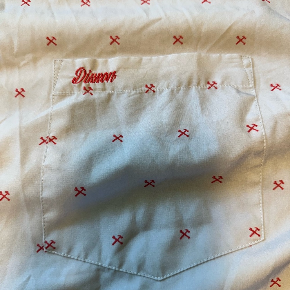 Dixxon Shirt Mens 3XL Gray Button Up The‎ Finney D-Lite Hammer Wrench - Picture 2 of 5